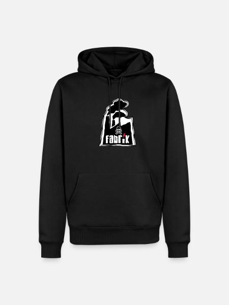 Fabrik - Sweat à capuche Premium bio Homme - noir