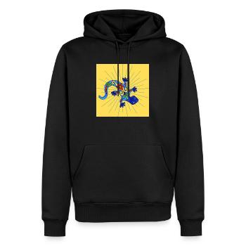 Lichter des Lizards - Männer Premium Bio Hoodie - Schwarz - Vorne - Nico (187cm)