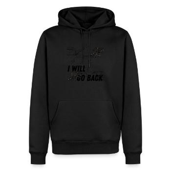 Ich werde zurückgehen Zitat Film Geschenk Mann Frau - Männer Premium Bio Hoodie - Schwarz - Vorne - Nico (187cm)