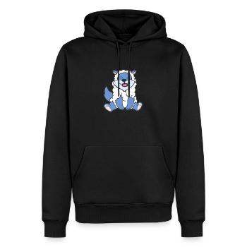 Wolf im Schafspelz Niedliche Tiere Kinder Geschenk - Männer Premium Bio Hoodie - Schwarz - Vorne - Nico (187cm)