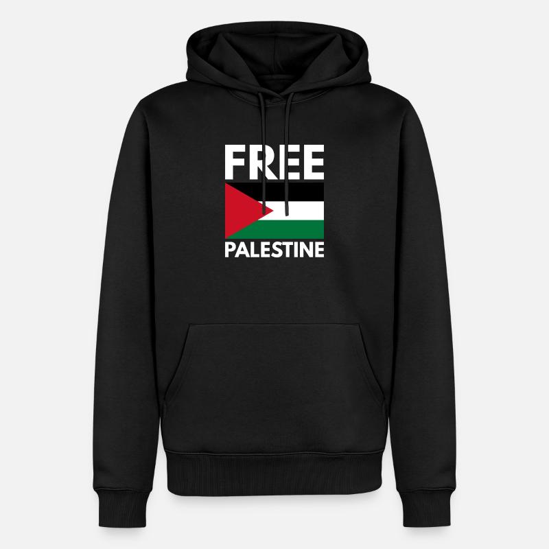 Libérer la Palestine - Sweat à capuche Premium bio Homme - noir