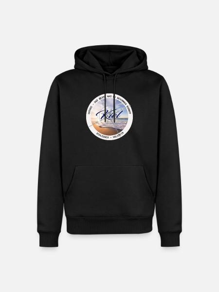Ostsee Kiel - Männer Premium Bio Hoodie - Schwarz