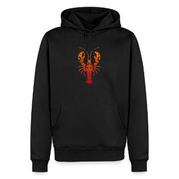 Maori-Hummer Polynesische Tribal Tattoo Geschenk - Männer Premium Bio Hoodie - Schwarz - Vorne - Nico (187cm)
