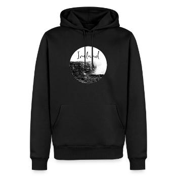 Ireland - Irland ist das schönste Land der Welt - Männer Premium Bio Hoodie - Schwarz - Vorne - Nico (187cm)