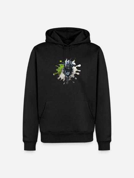 GS black - Men’s Premium Organic Hoodie - black