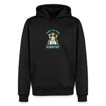 Science Forget Princess I Want Idée cadeau - Sweat à capuche Premium bio Homme - noir - Devant - Nico (187cm)