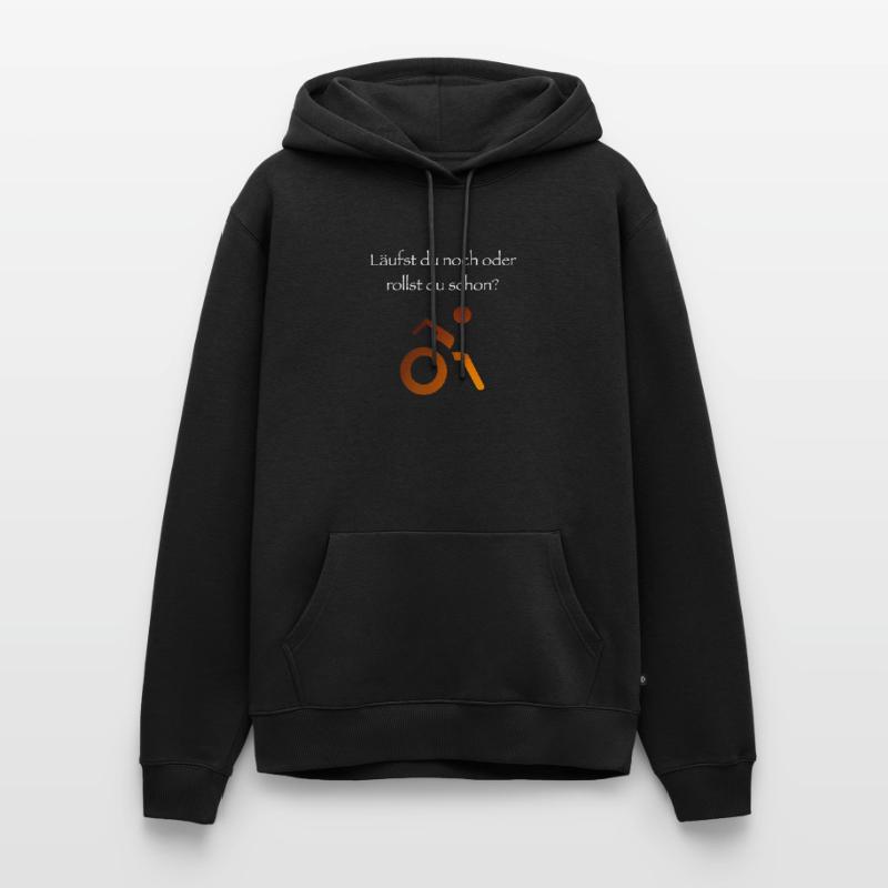 Läufst du noch oder rollst du schon? Männer Premium Bio Hoodie