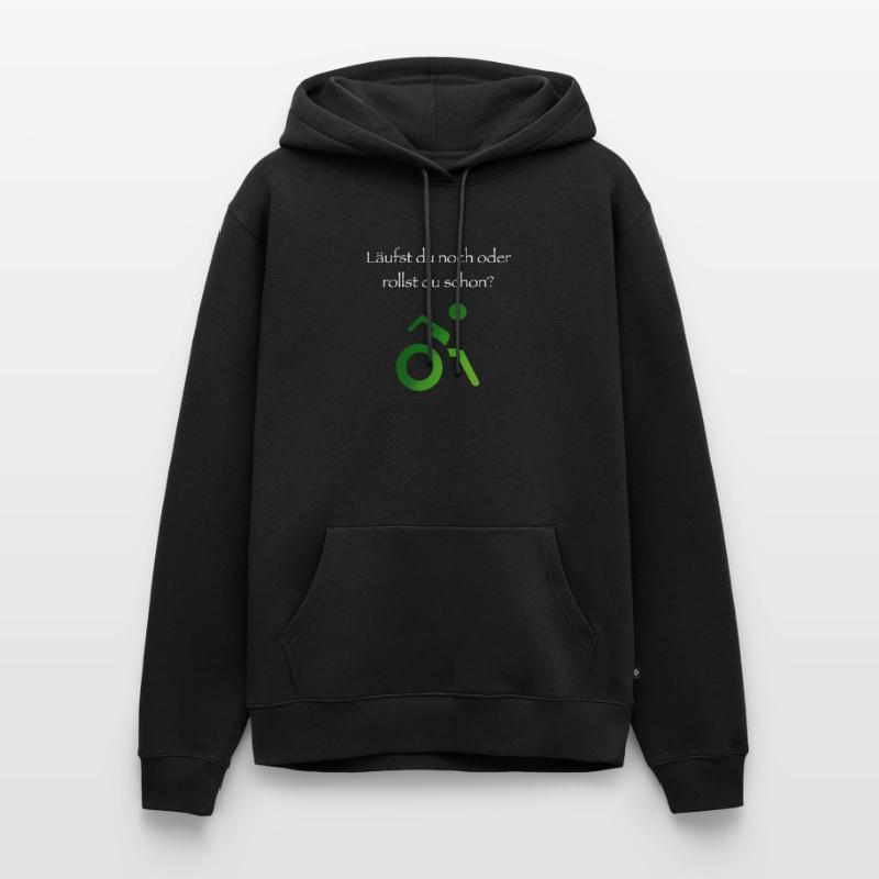 Läufst du noch oder rollst du schon? Männer Premium Bio Hoodie