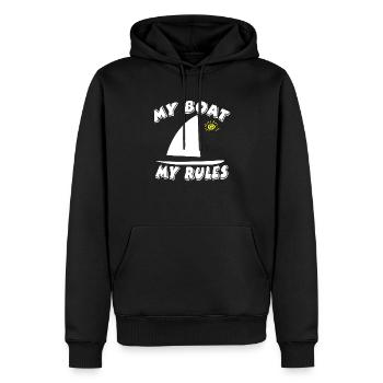 Segeln - Männer Premium Bio Hoodie - Schwarz - Vorne - Nico (187cm)