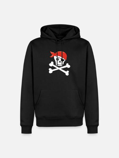 PIRATE - Men’s Premium Organic Hoodie - black