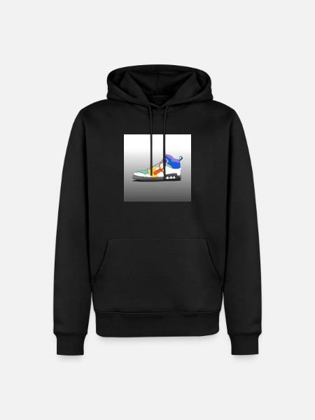 Sneakers - NFT Design - Men’s Premium Organic Hoodie - black