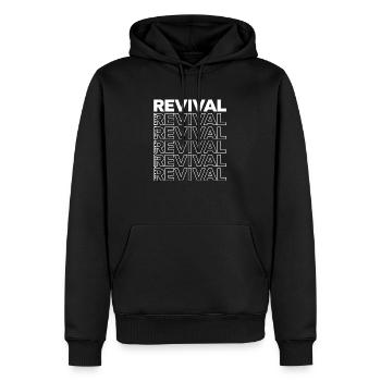 Erweckung - Christliche Kleidung - Männer Premium Bio Hoodie - Schwarz - Vorne - Nico (187cm)