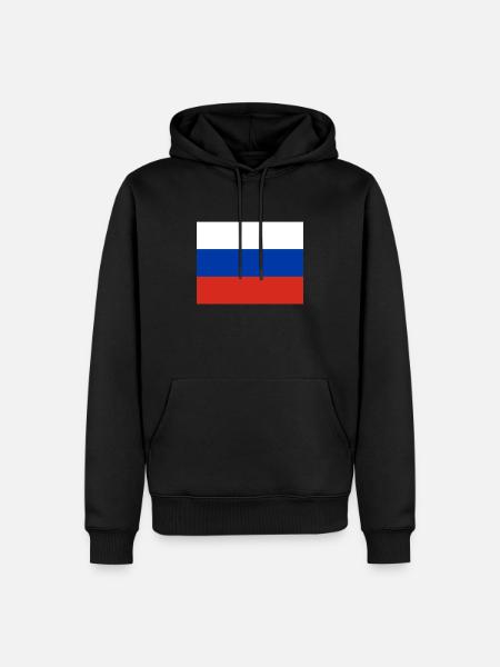 russia - Men’s Premium Organic Hoodie - black