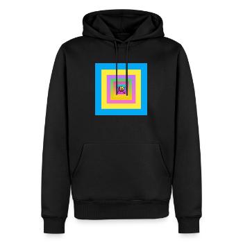 SGN 05 17 2022 1652813339264 RAINBOW - Männer Premium Bio Hoodie - Schwarz - Vorne - Nico (187cm)
