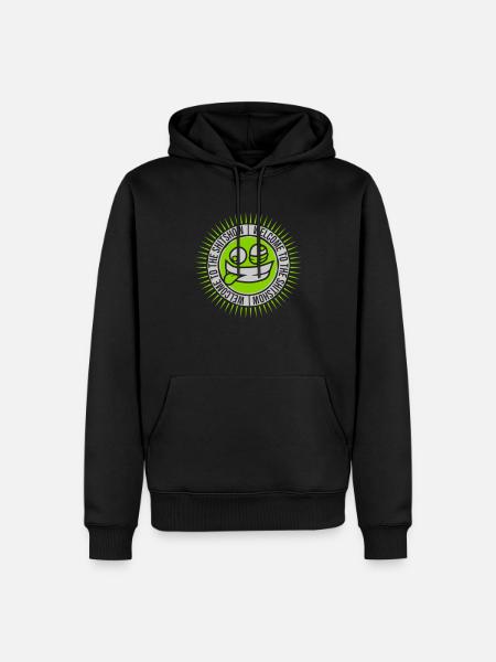 Face Crazy Shitshow - Sweat à capuche Premium bio Homme - noir