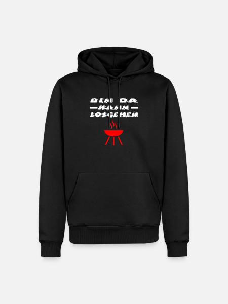 Grillen - Männer Premium Bio Hoodie - Schwarz