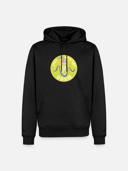 Just the average doxie. - Men’s Premium Organic Hoodie - black