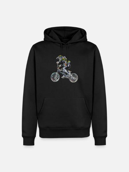 bmx - Men’s Premium Organic Hoodie - black
