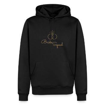 Bride Squad - Männer Premium Bio Hoodie - Schwarz - Vorne - Nico (187cm)