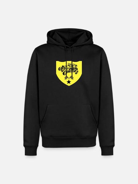 Auto - Männer Premium Bio Hoodie - Schwarz