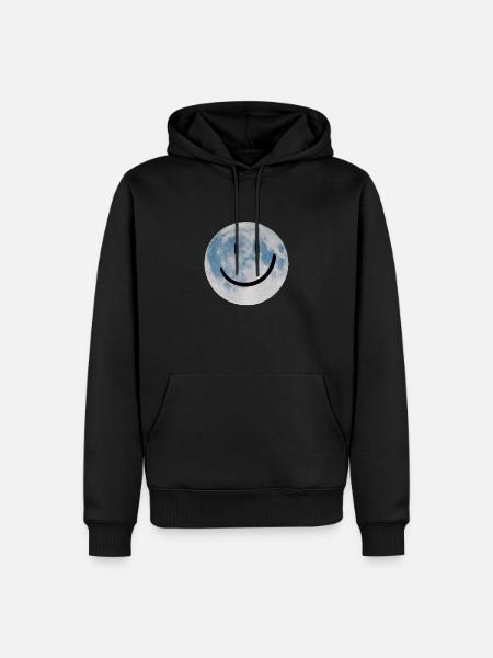 terre - Sweat à capuche Premium bio Homme - noir