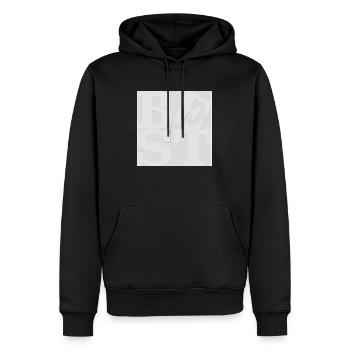 Bestes WordPlay Original Art 2 - Männer Premium Bio Hoodie - Schwarz - Vorne - Nico (187cm)