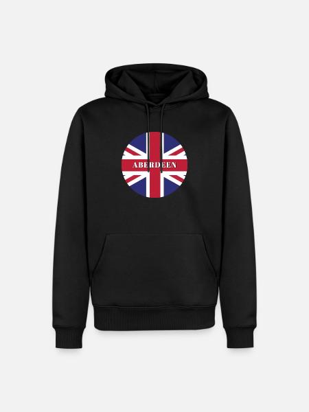 Aberdeen - Men’s Premium Organic Hoodie - black