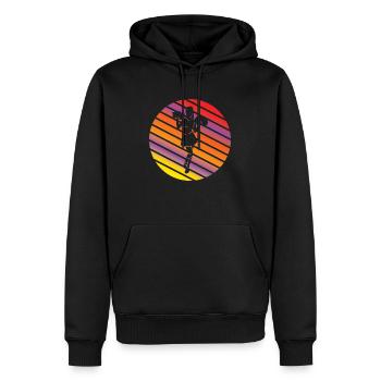 Cheerleader Cheerleading Cadeau Cheerleader - Sweat à capuche Premium bio Homme - noir - Devant - Nico (187cm)