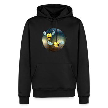 Insekten - Männer Premium Bio Hoodie - Schwarz - Vorne - Nico (187cm)