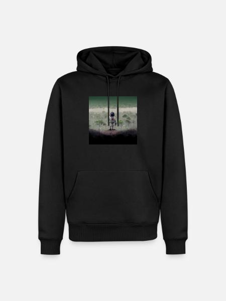 Lonely Voyager 060 - Männer Premium Bio Hoodie - Schwarz