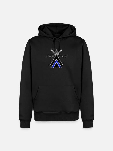 Puissance Alpha - Sweat à capuche Premium bio Homme - noir