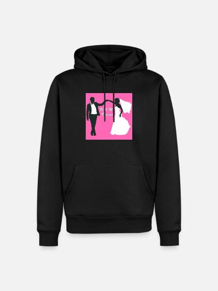 U & Me Forever - Sweat à capuche Premium bio Homme - noir