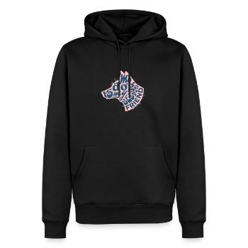 My Dog is My Best Friend - Men’s Premium Organic Hoodie - black - Front - Nico (187cm)