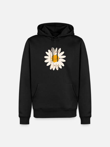 Good Vibes Only - Men’s Premium Organic Hoodie - black