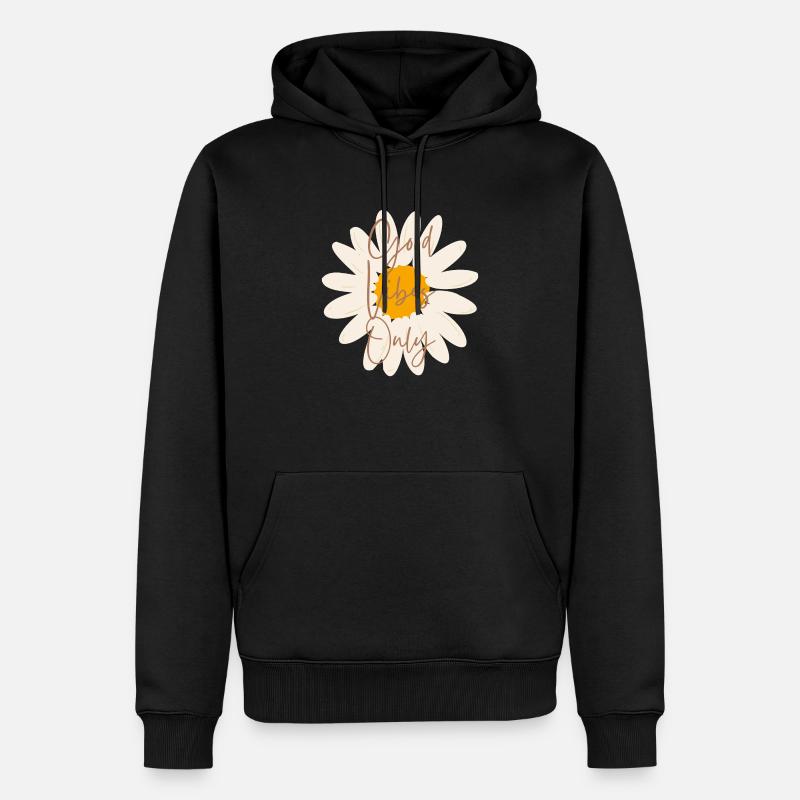 Good Vibes Only - Sweat à capuche Premium bio Homme - noir