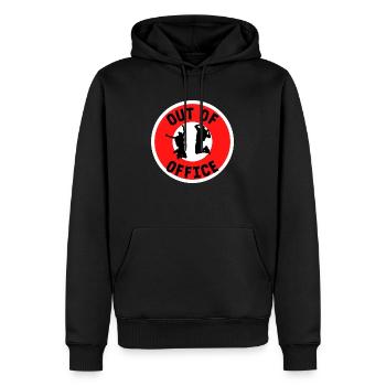 Feierabend - Männer Premium Bio Hoodie - Schwarz - Vorne - Nico (187cm)