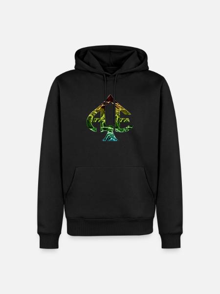 Ace of Spades Casinon pokerikorttipelit raha onnea - Premium luomulaatuinen miesten huppari - musta