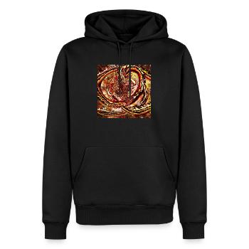 kaido de feu - Sweat à capuche Premium bio Homme - noir - Devant - Nico (187cm)