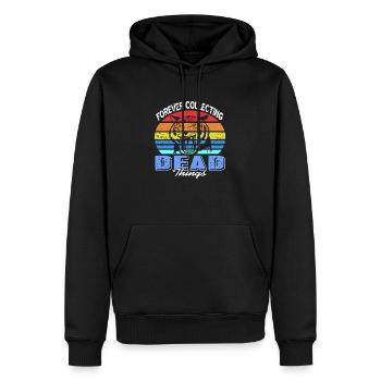 Taxidermie. Für immer tote Dinge sammeln - Männer Premium Bio Hoodie - Schwarz - Vorne - Nico (187cm)