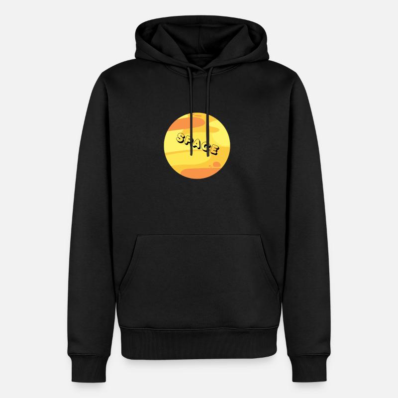 Space 4.0 - Männer Premium Bio Hoodie - Schwarz