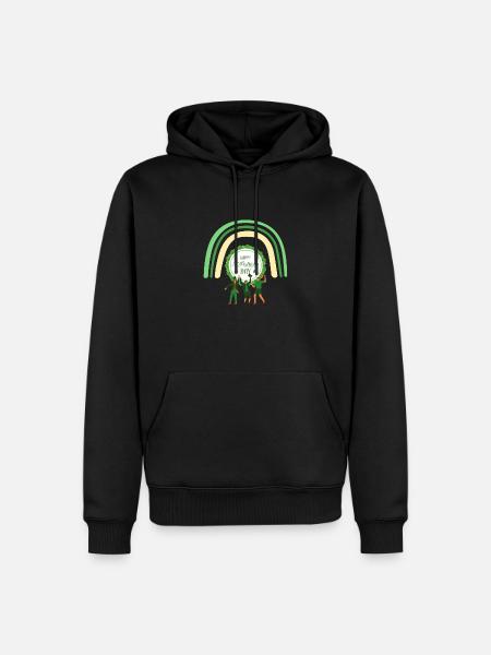 Happy Saint Patrick's day - Sweat à capuche Premium bio Homme - noir