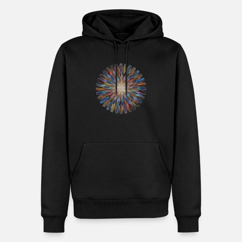 Geburt eines Sterns - Sternengeburt - Männer Premium Bio Hoodie - Schwarz