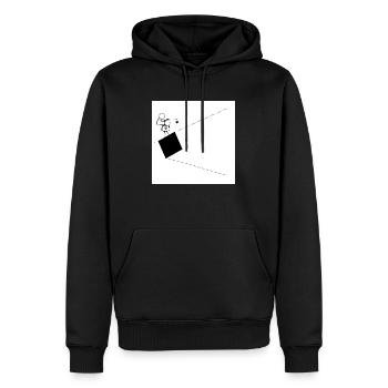 Blind - Männer Premium Bio Hoodie - Schwarz - Vorne - Nico (187cm)