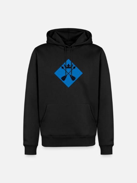 Dalarna - Männer Premium Bio Hoodie - Schwarz