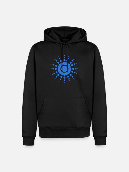 ÉTOILE - Sweat à capuche Premium bio Homme - noir