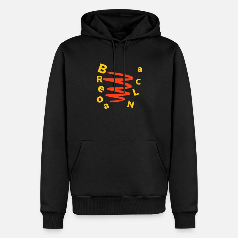 Barcelone, Bébé - Sweat à capuche Premium bio Homme - noir