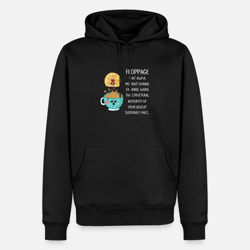 Diskette - Männer Premium Bio Hoodie - Schwarz