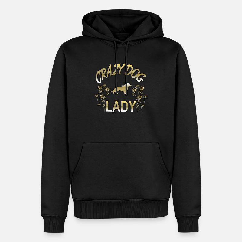 Teckel - Sweat à capuche Premium bio Homme - noir
