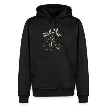 Wichtig - Männer Premium Bio Hoodie - Schwarz - Vorne - Nico (187cm)