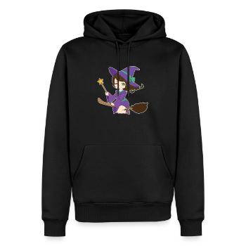 Bbc Ghosts Mary - Sweat à capuche Premium bio Homme - noir - Devant - Nico (187cm)